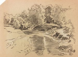 Якимченко Александр Георгиевич (1878-1929). Река. 1910-е.
