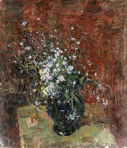 Гусев Юрий Викторович (1928-2016). Незабудки. 1995.