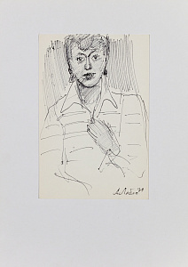 Лабас Александр Аркадьевич (1900-1983). 
Женский портрет. 1979.