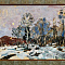 Комиссаров Иван Еремеевич (1929-2009). 
Поздняя осень. Вечер. 1970-е.