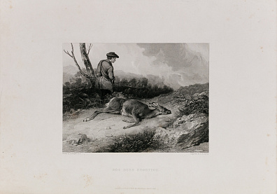 Абрахам Купер (Abraham Cooper) (1787-1868). 
Охота на оленя. 1837.