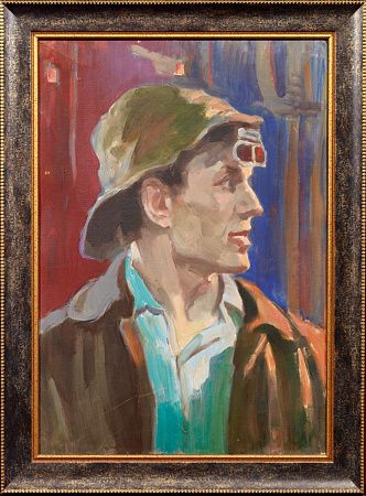 Гуляев Александр Георгиевич (1917-1995). Молодой сталевар. 1980.
