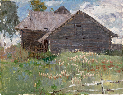 Моисеенко Евсей Евсеевич (1916-1988). Сарай. 1950-е - 1960-е.
