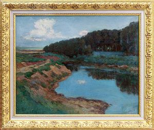 Милорадович Сергей Дмитриевич (1851-1943).Туман над рекой. Конец XIX - начало ХХ века.