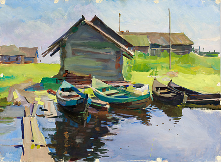 Гаврилкевич Евгений Григорьевич (1929-2004). Русский Север. 1960.