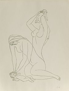 Красаускас Стасис Альгирдович (1929–1977).
Детский сон. Цикл "Рождение женщины". 1970-е.