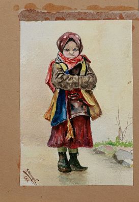 Охлопков В.
Замерзшая девочка. Конец XIX века.