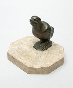 Пепельница "Птенец". Франция, 1930-е годы.