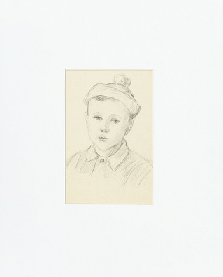 Эйгес Тамара Владимировна (1913-1991).
Мальчик в шляпе. 1950-е.