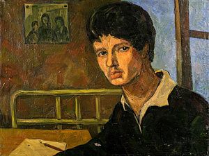 Андреева Алла Александровна (1915-2005).
Портрет Юноши. Вторая половина ХХ века.
