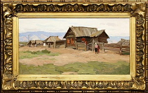 Попков Виктор Ефимович (1932-1974).
Деревня. Вторая половина 1950-х.