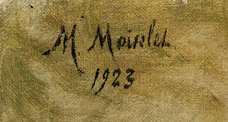 Неизвестный художник. Западная Европа.Женский портрет. 1923.