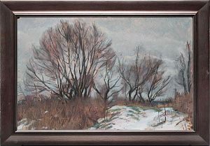 Ракутин Юрий Михайлович (1926-1996). Весенний пейзаж. 1960-е - 1970-е.