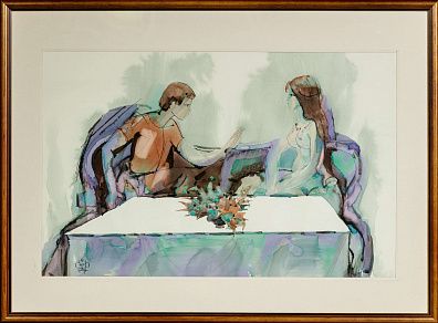 Снегур Игорь Григорьевич (р.1935). Свидание. 1980.
