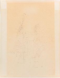 Купер Юрий Леонидович (р.1940). Девочка, выглядывающая из-за двери. 1979.
