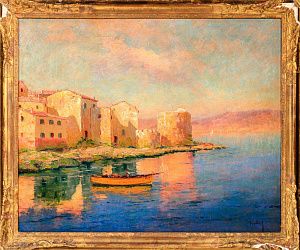 Исайлов Александр (Alexandre Isailoff) (1869-1944?). Лазурный берег. 1920-е.