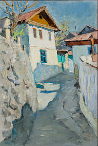Грачев Михаил Фролович (1913-2003). 
Улочка. Из серии "Улицы Гурзуфа". 1966.
