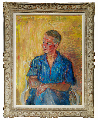 Терешкович Константин Андреевич (Абрамович). (1902 - 1978)
Конферансье Морис Шевалье. 1947.