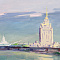 Дородницын Вениамин Павлович (1908-1984).Московский пейзаж. 1970-е.