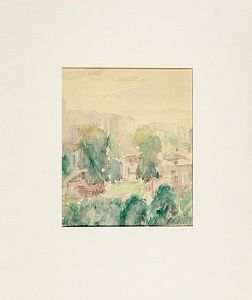 Лабас Александр Аркадьевич (1900-1983).
Дома и деревья. 1957.