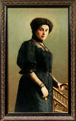 Чистосердов Сергей Николаевич (1889-1923). Женский портрет. 1900-е - 1910-е.