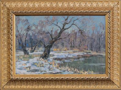Тетерин В. Первый снег. 1962.