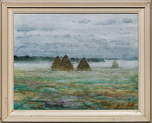 Солодов Всеволод Сергеевич (1930-2011).
Туманное утро. 1979.