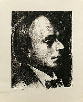 Давыдов Анатолий Захариевич (1923–2009).
Портрет О.Мандельстама. 1990.