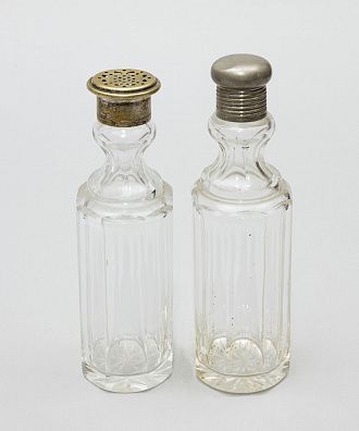 Парные косметические флаконы. Россия, вторая треть XIX века.
