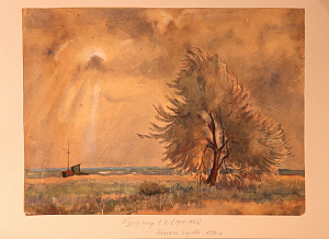 Бургункер Евгений Осипович (1906-1966). Большое дерево. 1930-е.