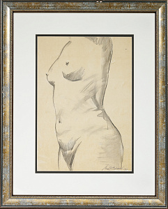 Соколов Владимир Александрович (1923-1997). (?). 
Обнаженная. 1989.