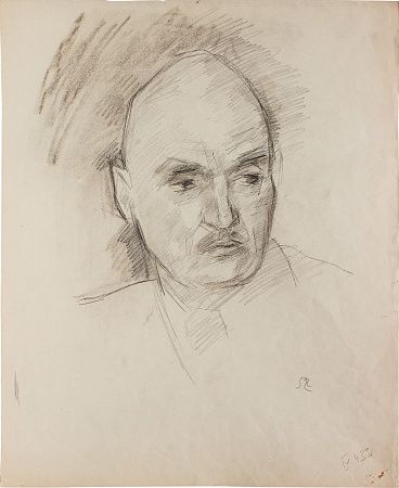Фальк Роберт Рафаилович (1886-1958). Портрет М.С.Балашова. Потомка Чингиз-хана.1940-е - 1950-е.