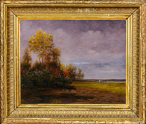 Неизвестный художник. Россия. Летний пейзаж. 1887.