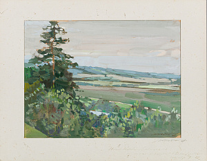Маторин Михаил Владимирович (1901-1976). 
Звенигородские дали. 1968.