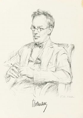 Верейский Георгий Семенович (1886-1962). Портрет писателя Б.А.Пильняка. 1928.