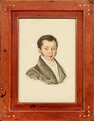 Неизвестный художник. Россия. Портрет В.А.Жуковского (?). 1813.
