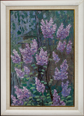 Соколова Ираида Владимировна (1930-2020).Сирень. 1976.