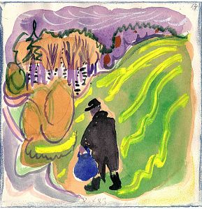 Маврина Татьяна Алексеевна (1900-1996). Из магазина. 1983.