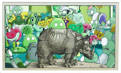 Семенов Евгений Владимирович. (р.1960). Носорог зеленый. 2014.