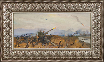 Сачко Филипп Николаевич (1914-1977).
Подбили. 1945.