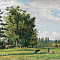 Терпсихоров Николай Борисович (1890-1960). 
Деревенский пейзаж. 1946.