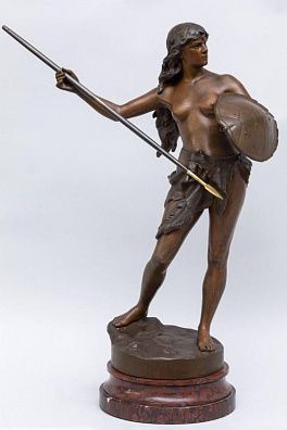 Скульптура "Армида". Франция, скульптор Жан Гарнье (1853–1910), конец XIX века.