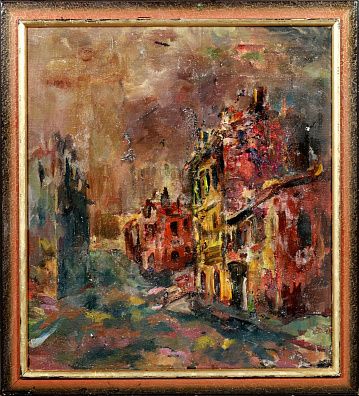 Брайнин Владимир Ефимович (р.1951). Переулок. 1989.
