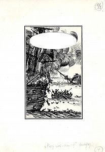 Остров Светозар Александрович (р.1941). Иллюстрация к книге "Флибустьеры". 1970-е - 1980-е.