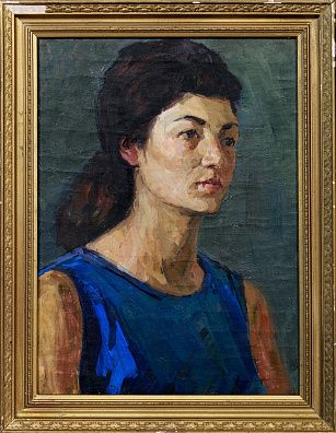 Шляпин Пётр Никонович (1918-2006). 
Соседка. 1960.