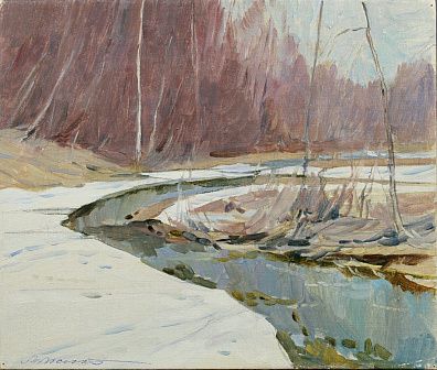 Маторин Михаил Владимирович (1901-1976). 
Апрельский день. 1950.