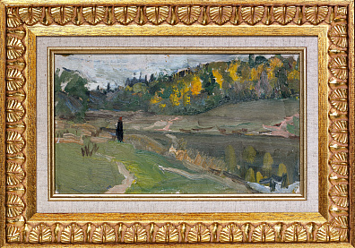 Виноградов Сергей Арсеньевич (1869-1938).У реки. 1910-е - 1920-е.