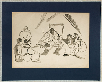 Удальцова Надежда Андреевна (1886-1961).
Танец шамана. 1930-1931.