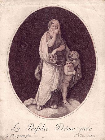 Гаэтано Венцо (Gaetano Venzo) (1770 - 1843). 
Разоблаченное коварство. 1790-е - 1800-е.