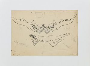Анненков Юрий Павлович (1889-1974).
Обнаженные музы. 1930-е.